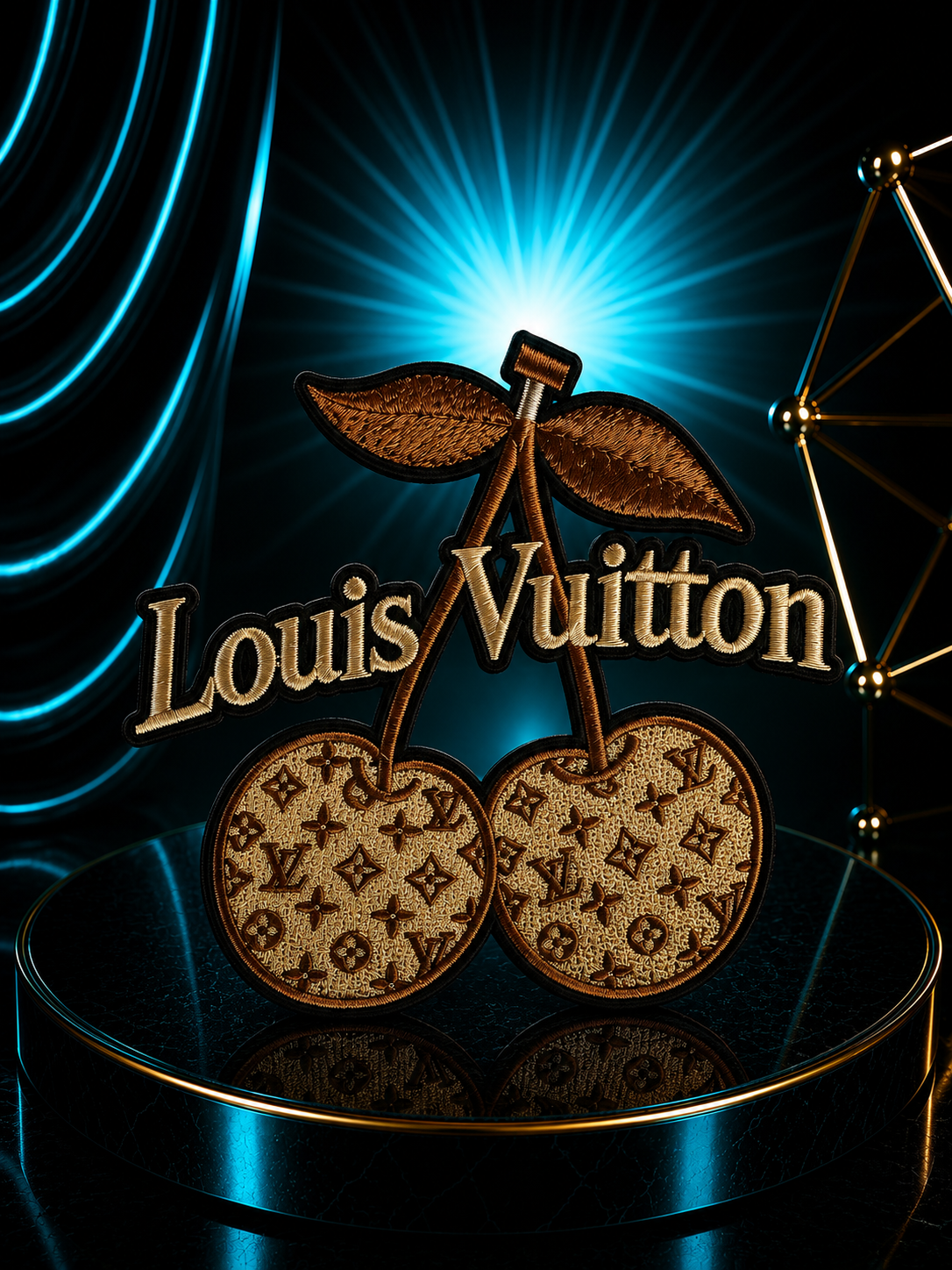 Cherry Brown LV Patch