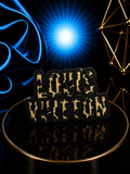 LV Word Iron On Patch