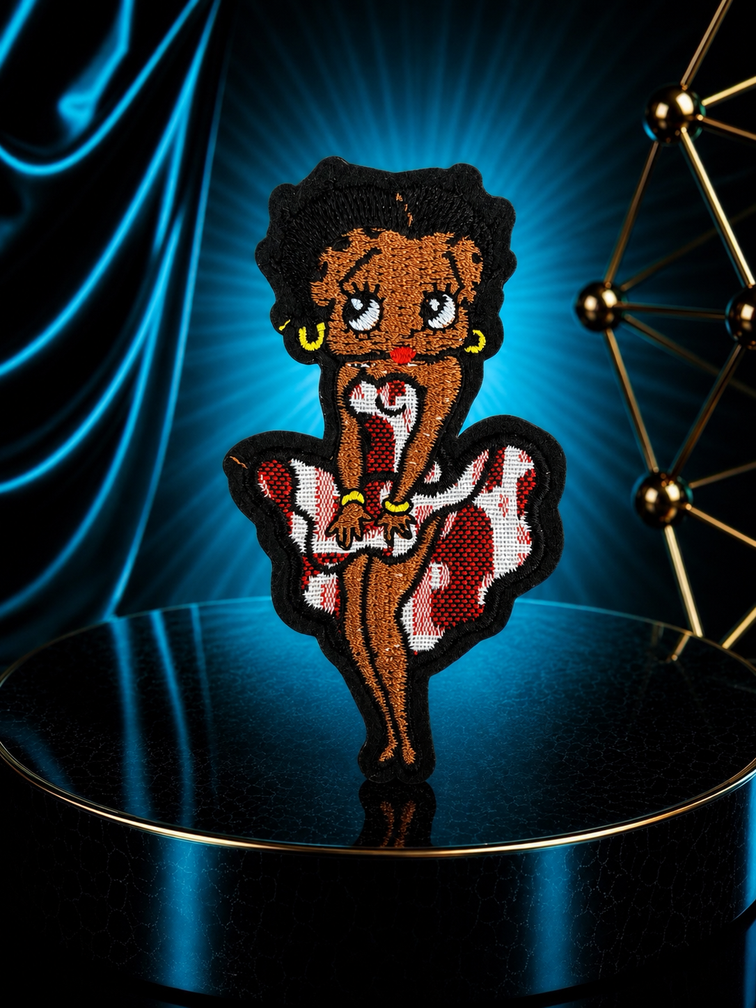 Designer Betty Iron On Patch