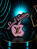 Designer apple shaped patch
