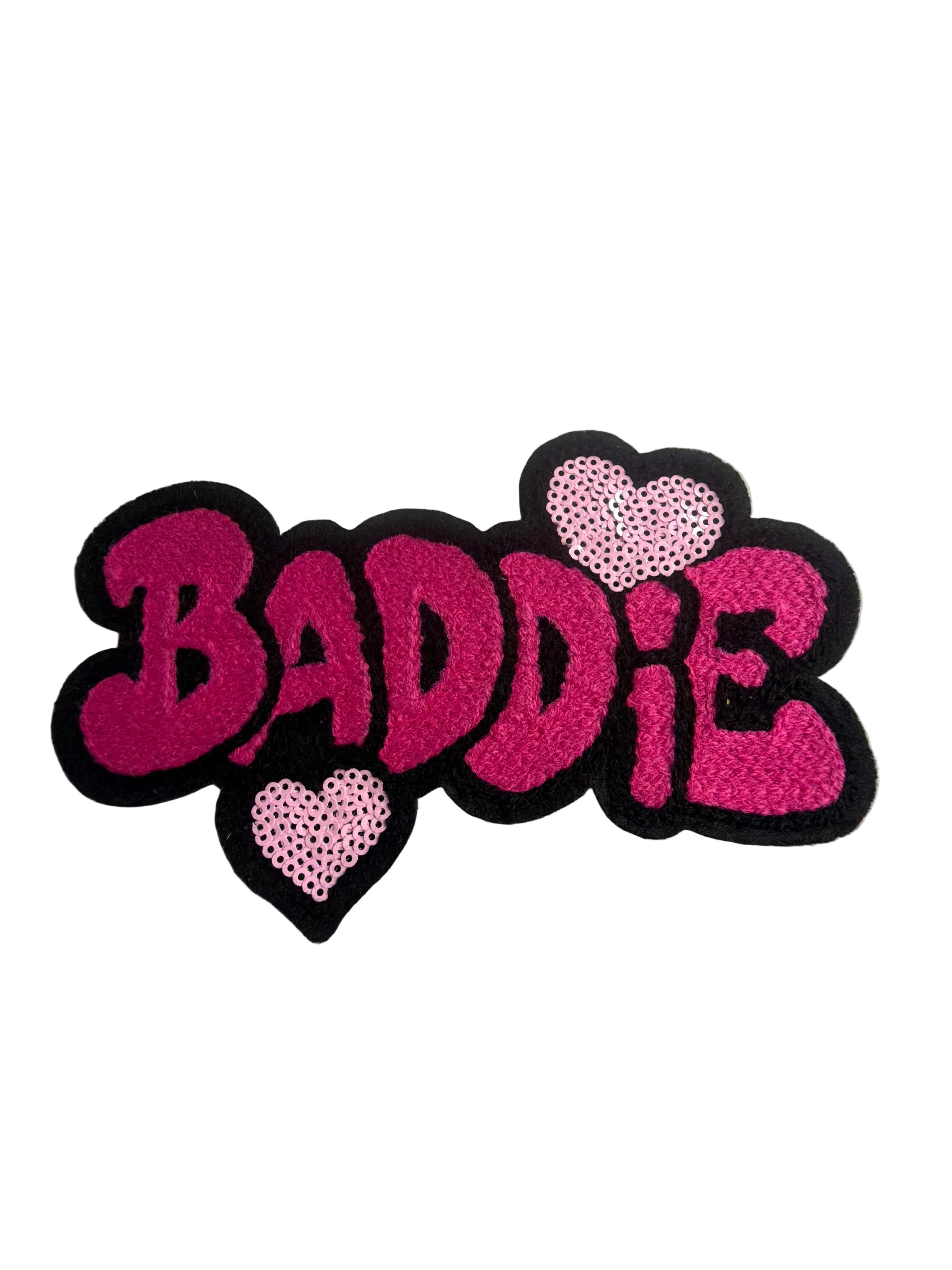 Baddie iron on patch