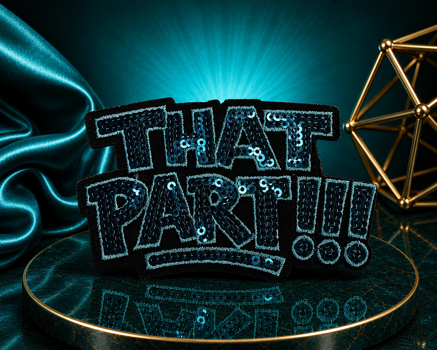 “That Part” Sequin Iron On Patch
