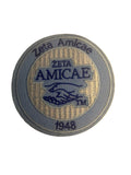 Zeta Amicae Round Iron On Patch