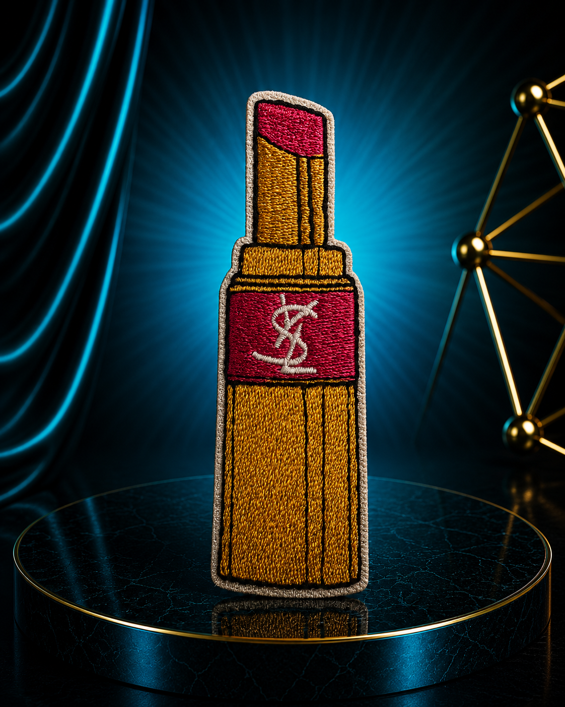 Lipstick Iron On Patch