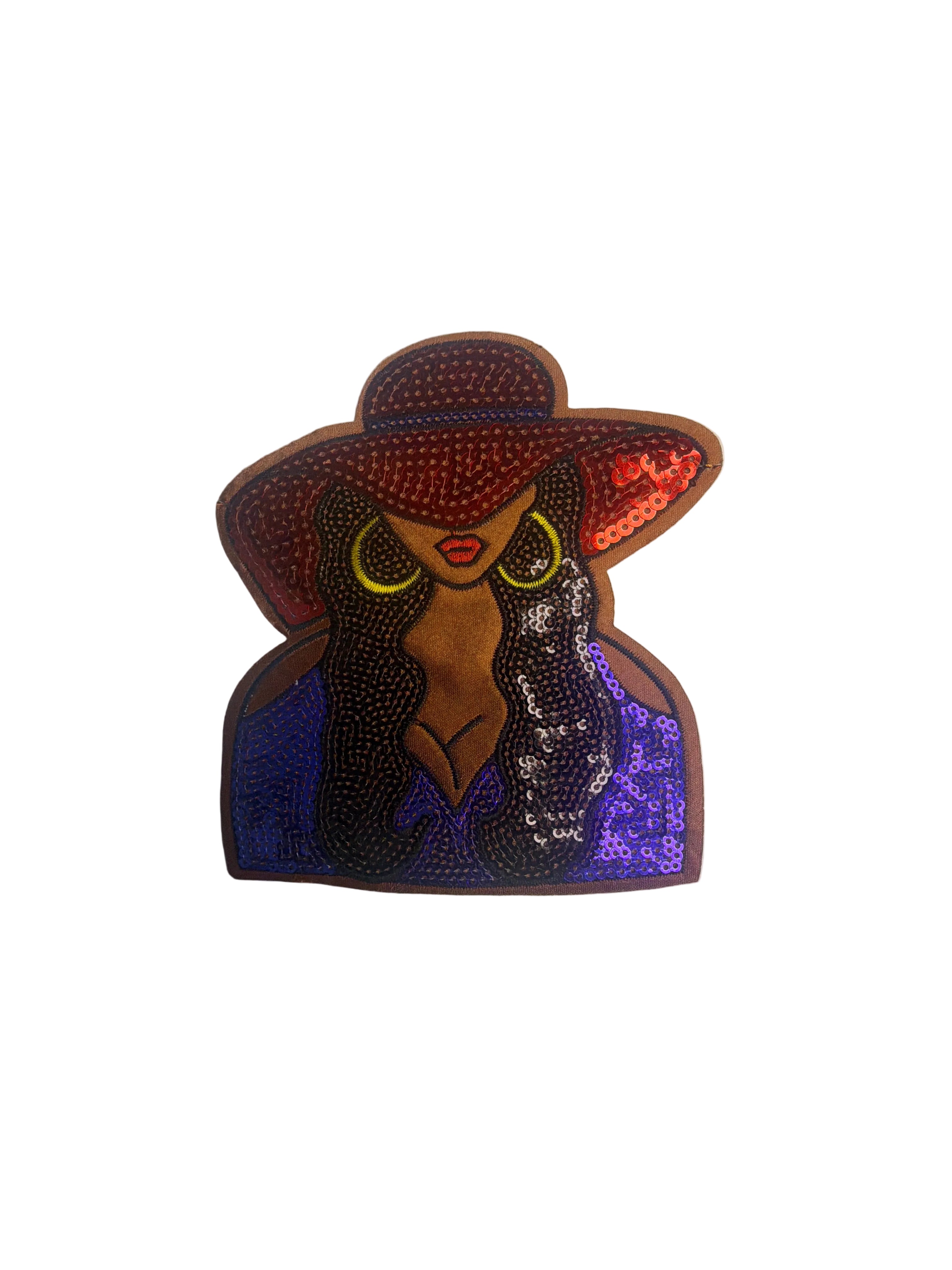 Queen With The Red Hat Iron On Patch