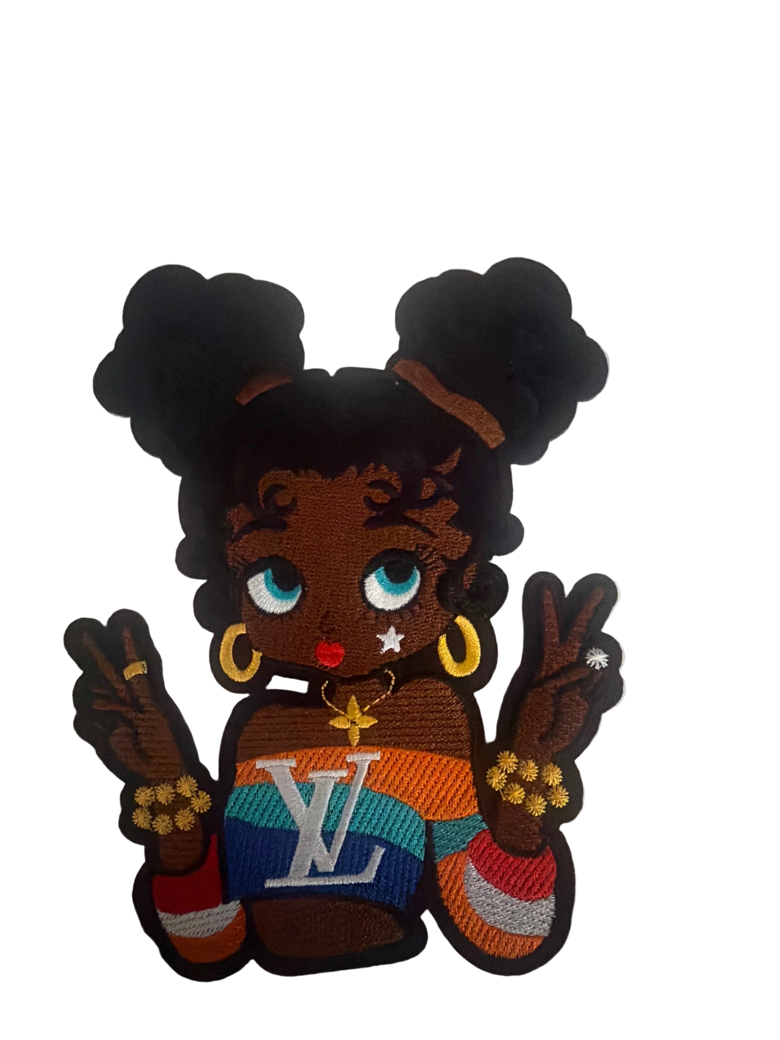 Designer inspired LV Patch