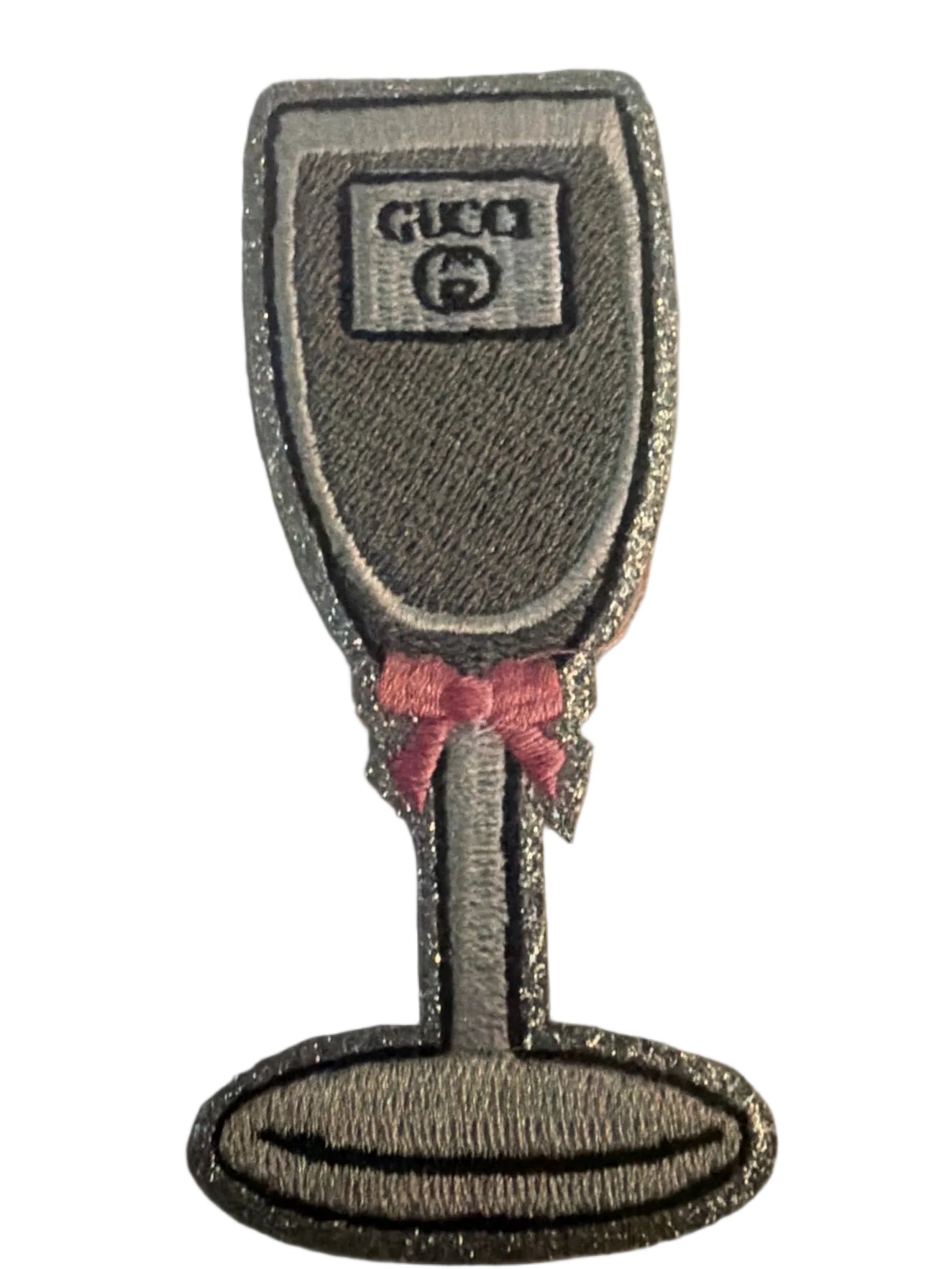 Champagne glass patch