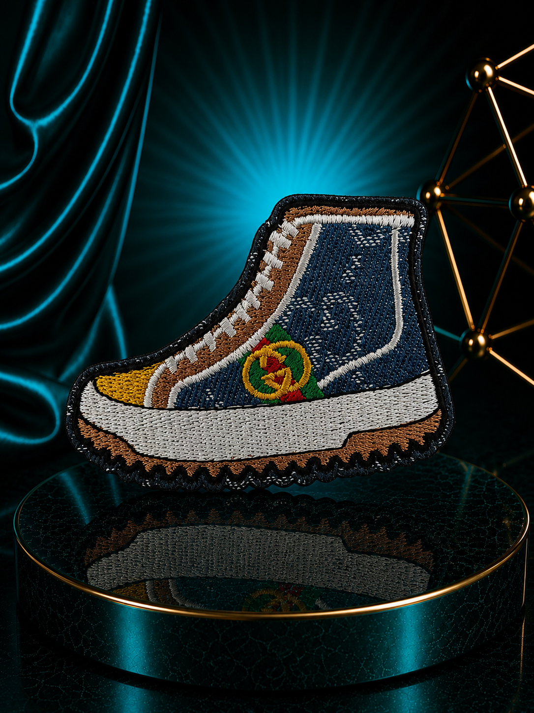 Denim Sneaker Patch