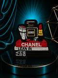 Lipstick Ring & Perfume Iron On Patch