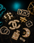 Brooches Golden & Silver