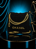 Gold And Black Purse Iron On Patch