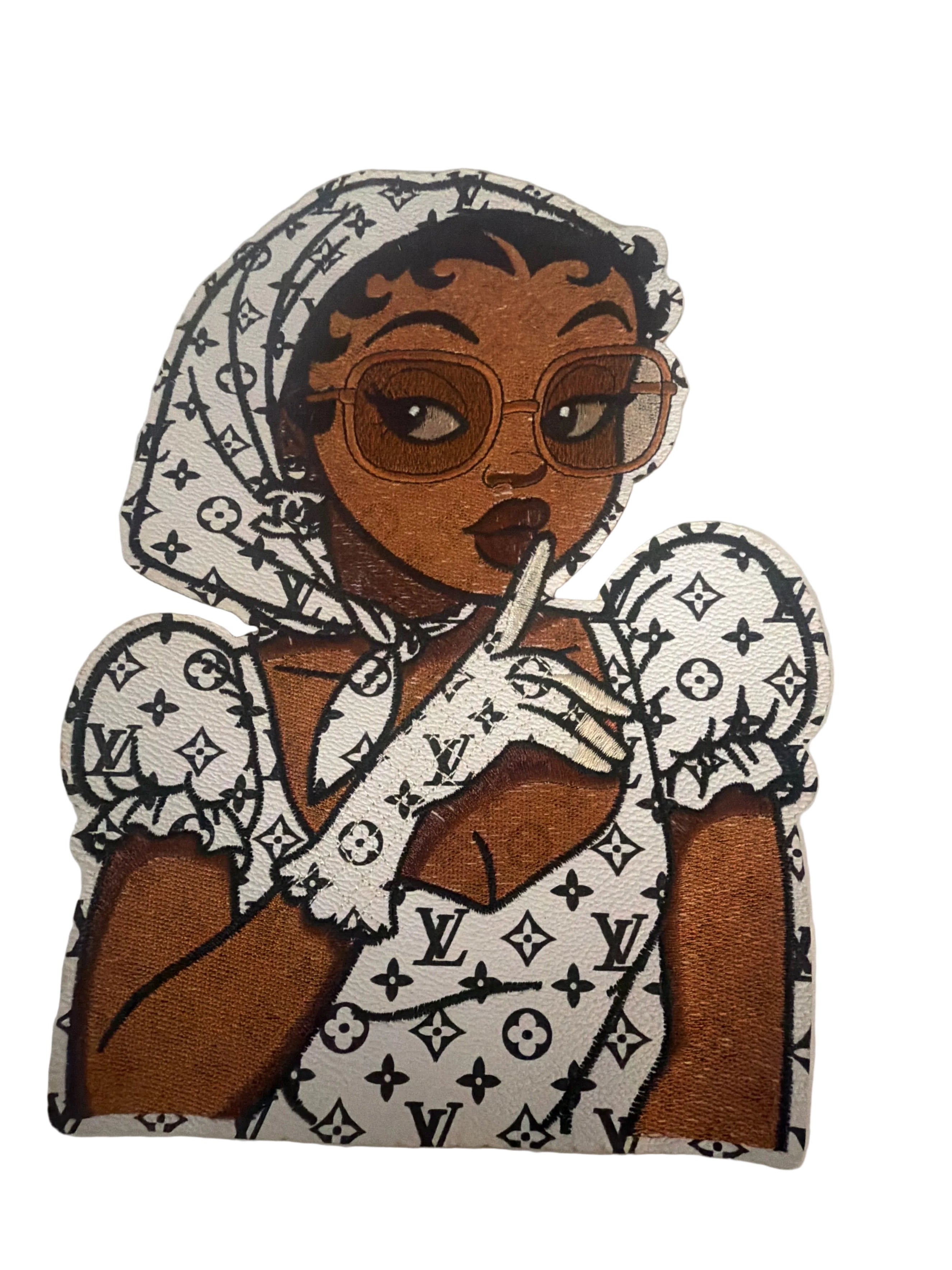 Shh lady patch
