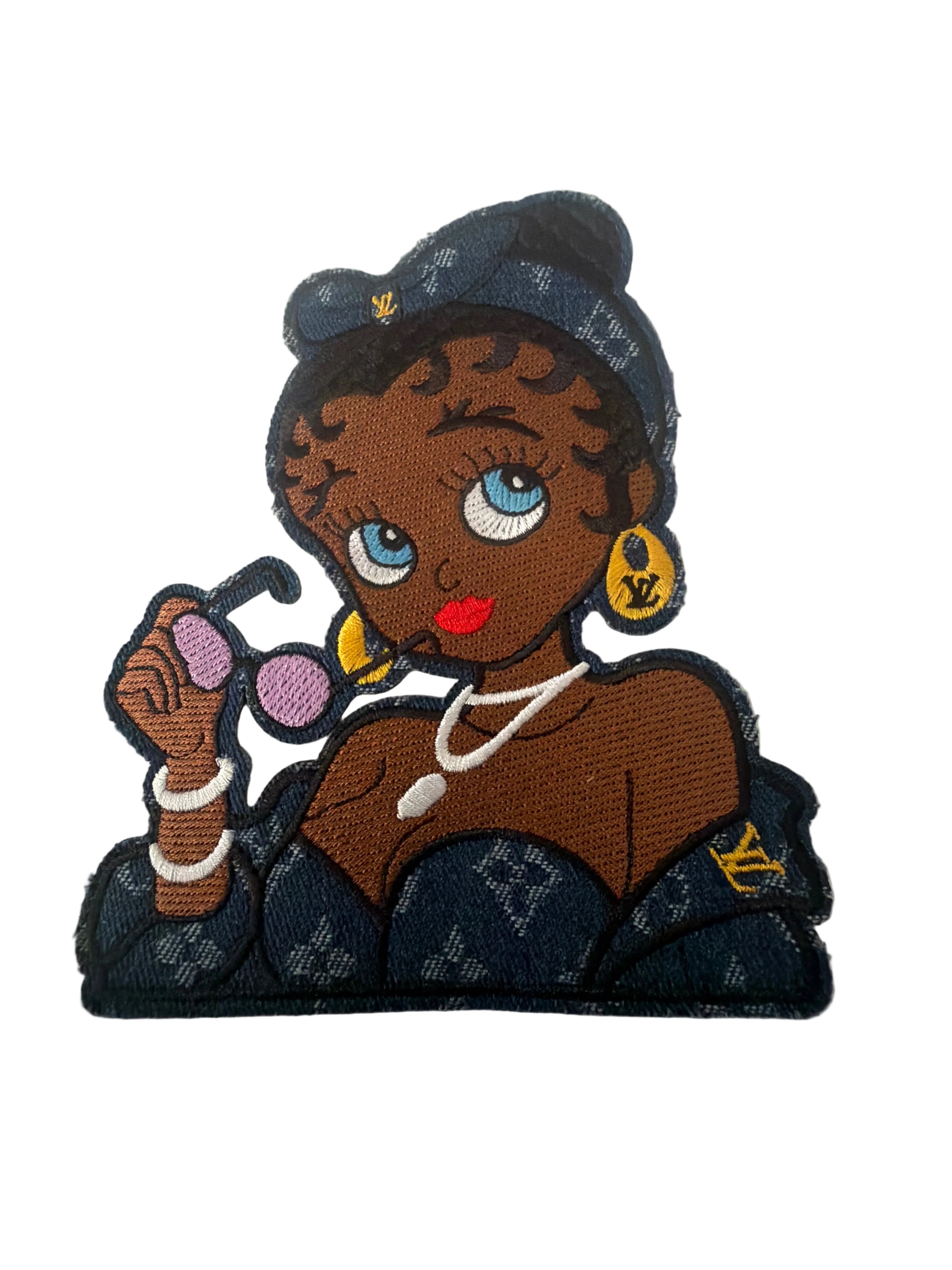 Denim iron on patch