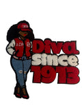 Delta Large Chenille Patch