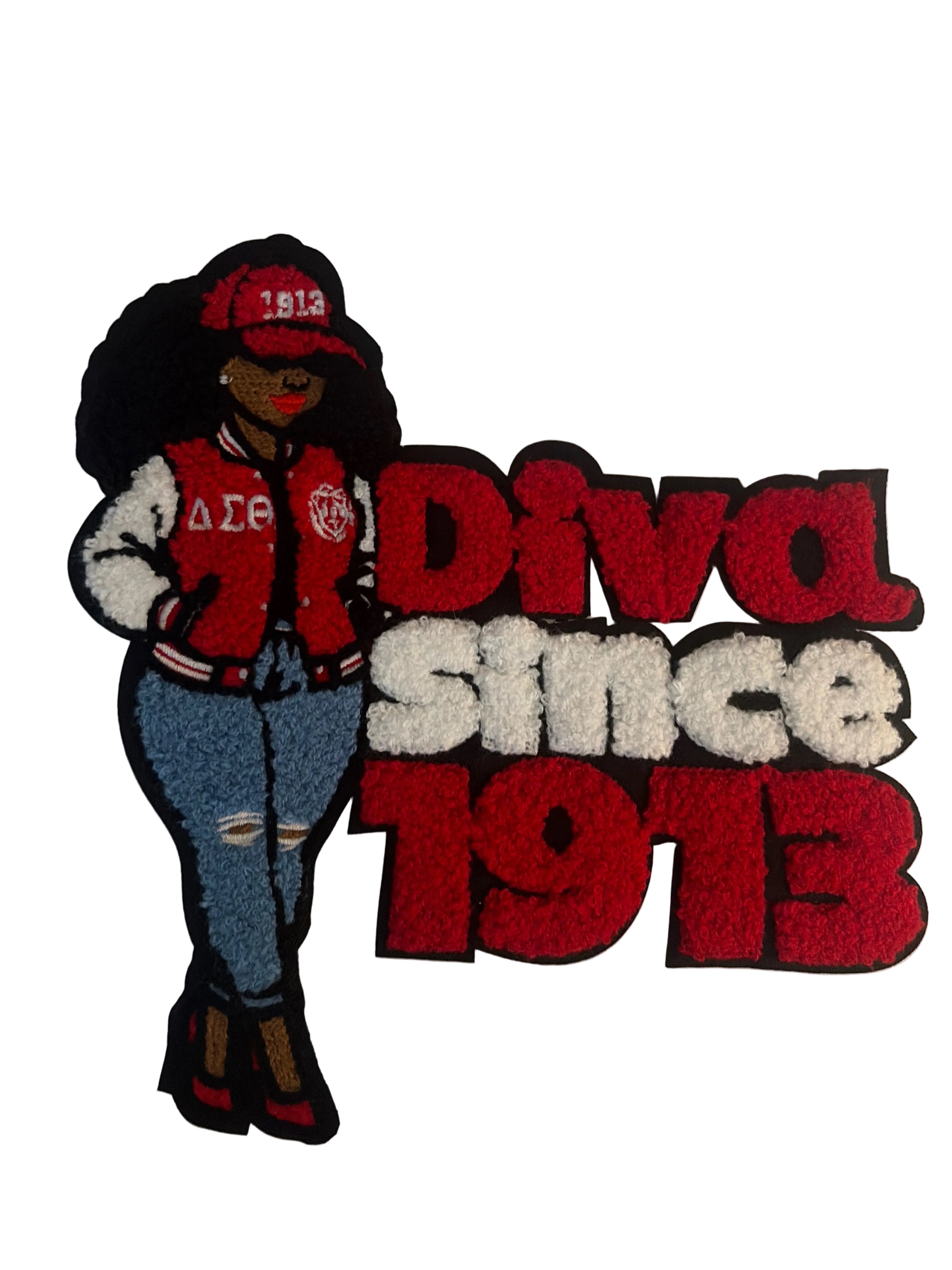 Delta Large Chenille Patch