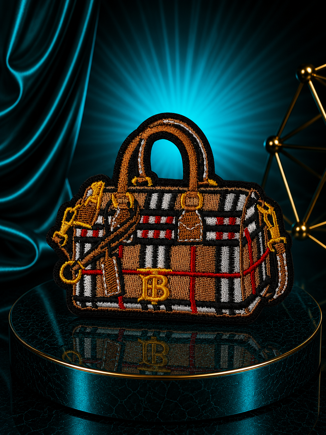 Designer Purse Iron On Patch