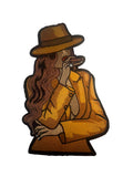 Lady with the cigar and hat!