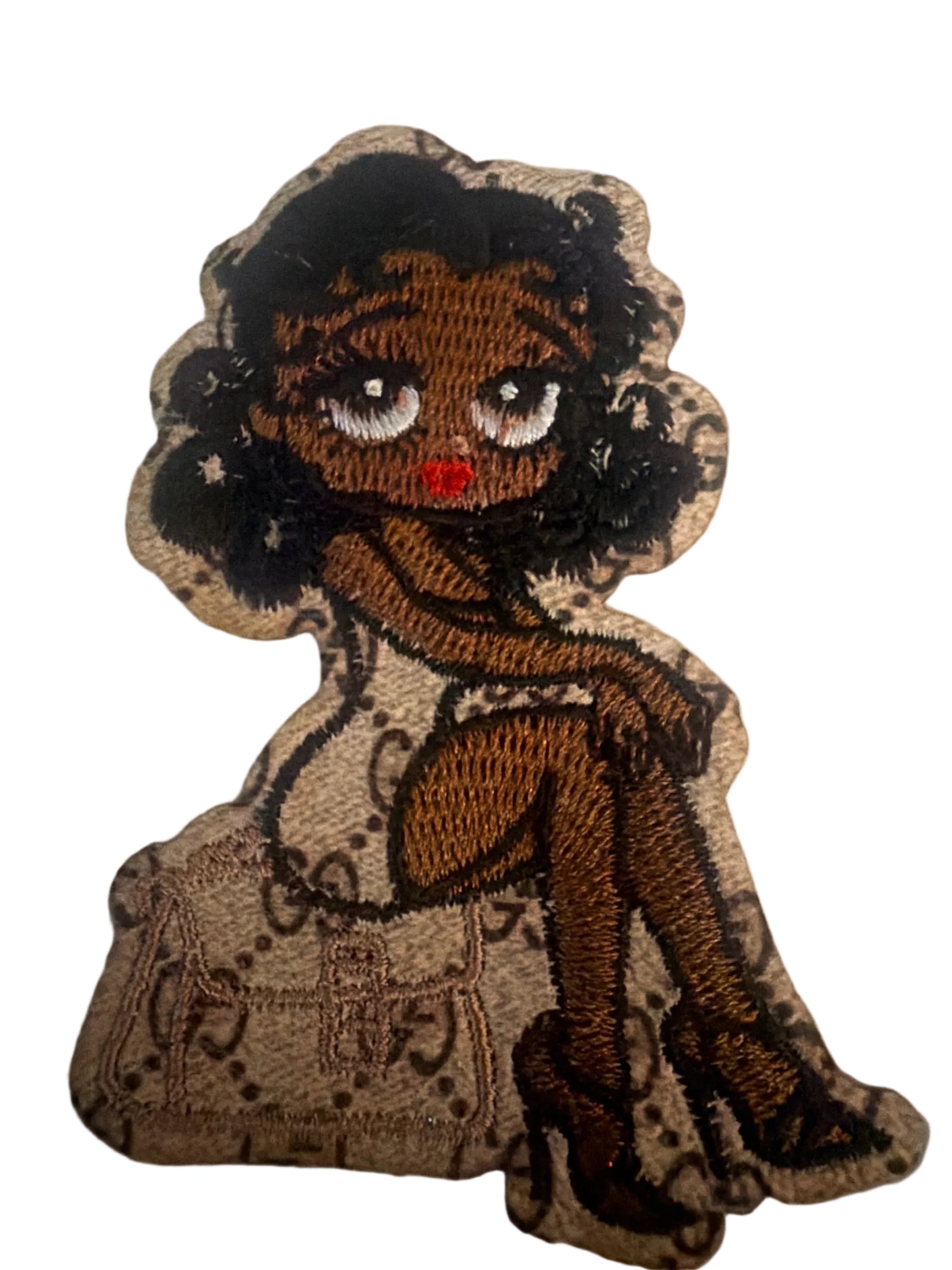 Betty iron on patch