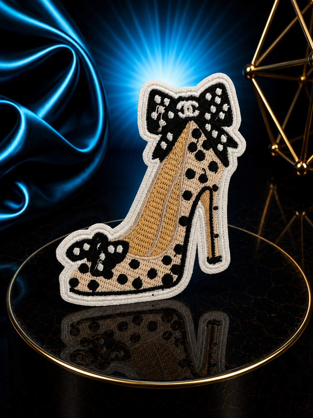 High Heel Designer Iron On Patch