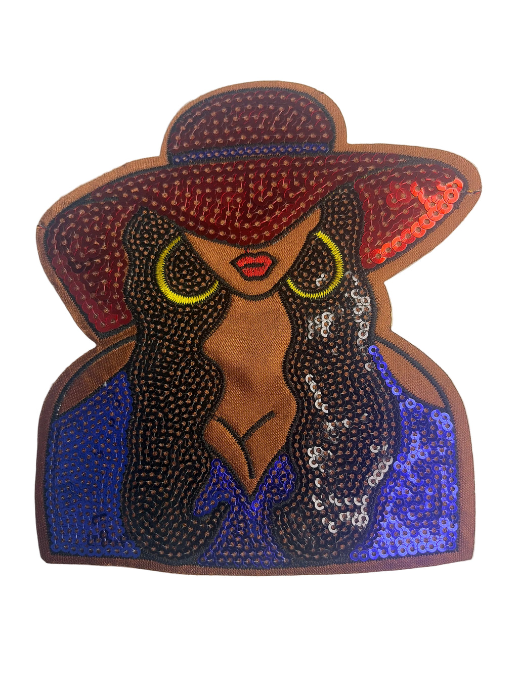 Queen With The Red Hat Iron On Patch
