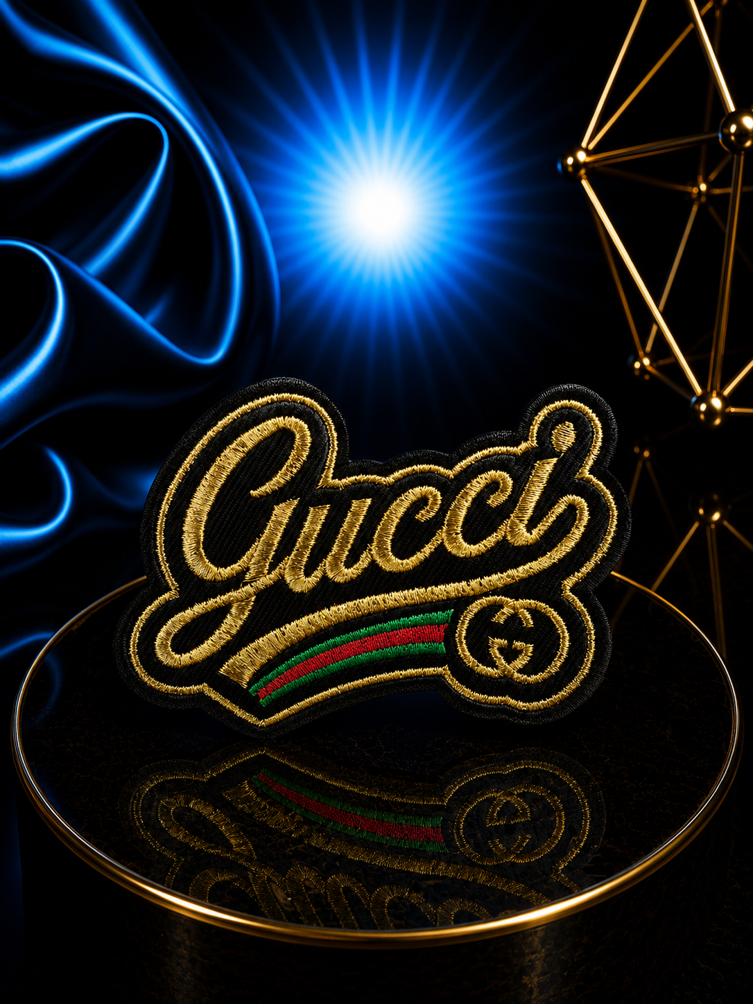 Gucci Word Iron On Patch
