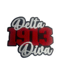 Diva Sorority Iron On Patch
