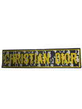Black White & Yellow Iron On Patch