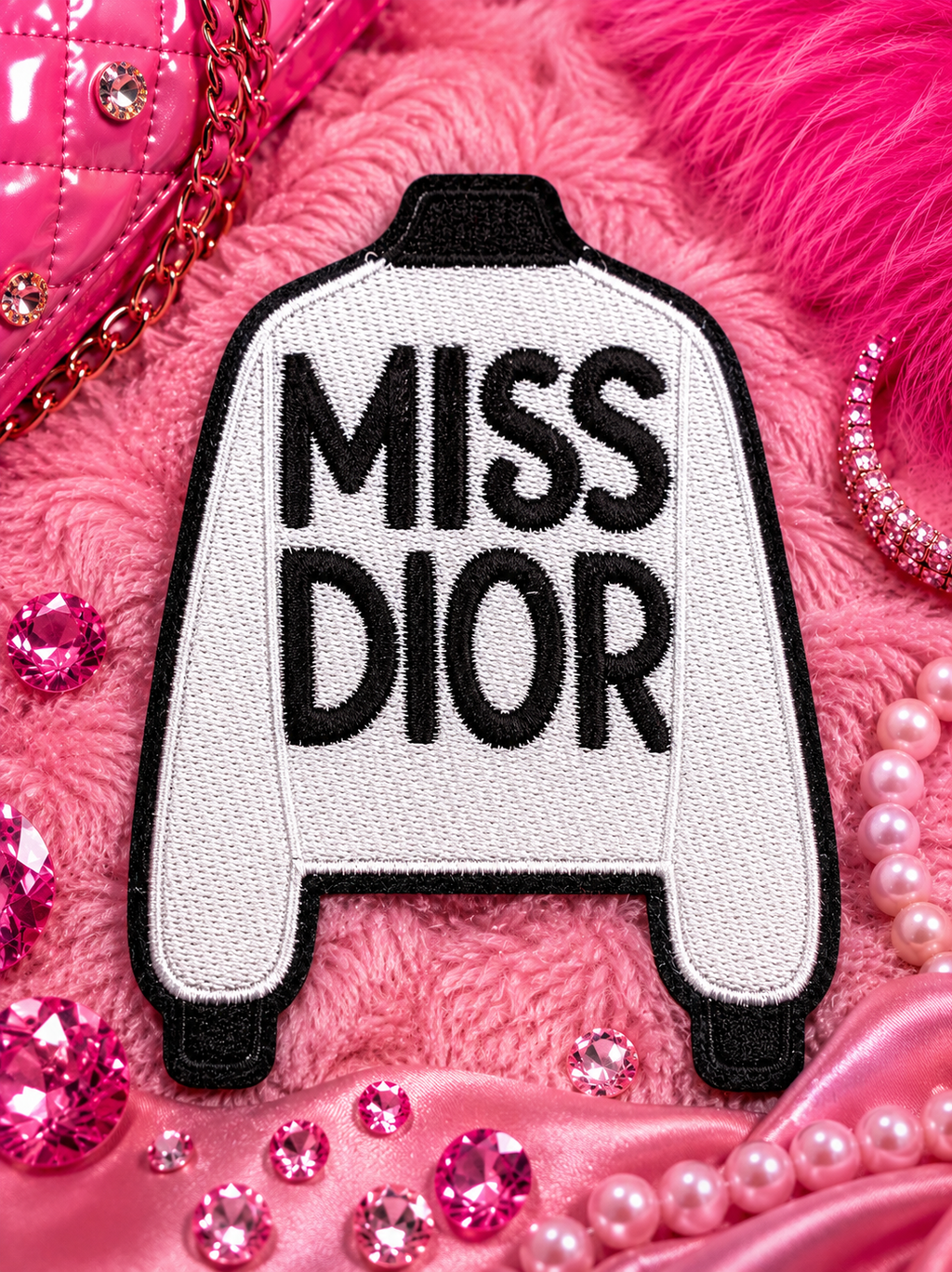 Miss Dior Jacket Iron On Patch