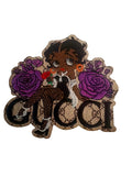 Purple Flowers Patch