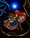 Designer Double Heart Bow