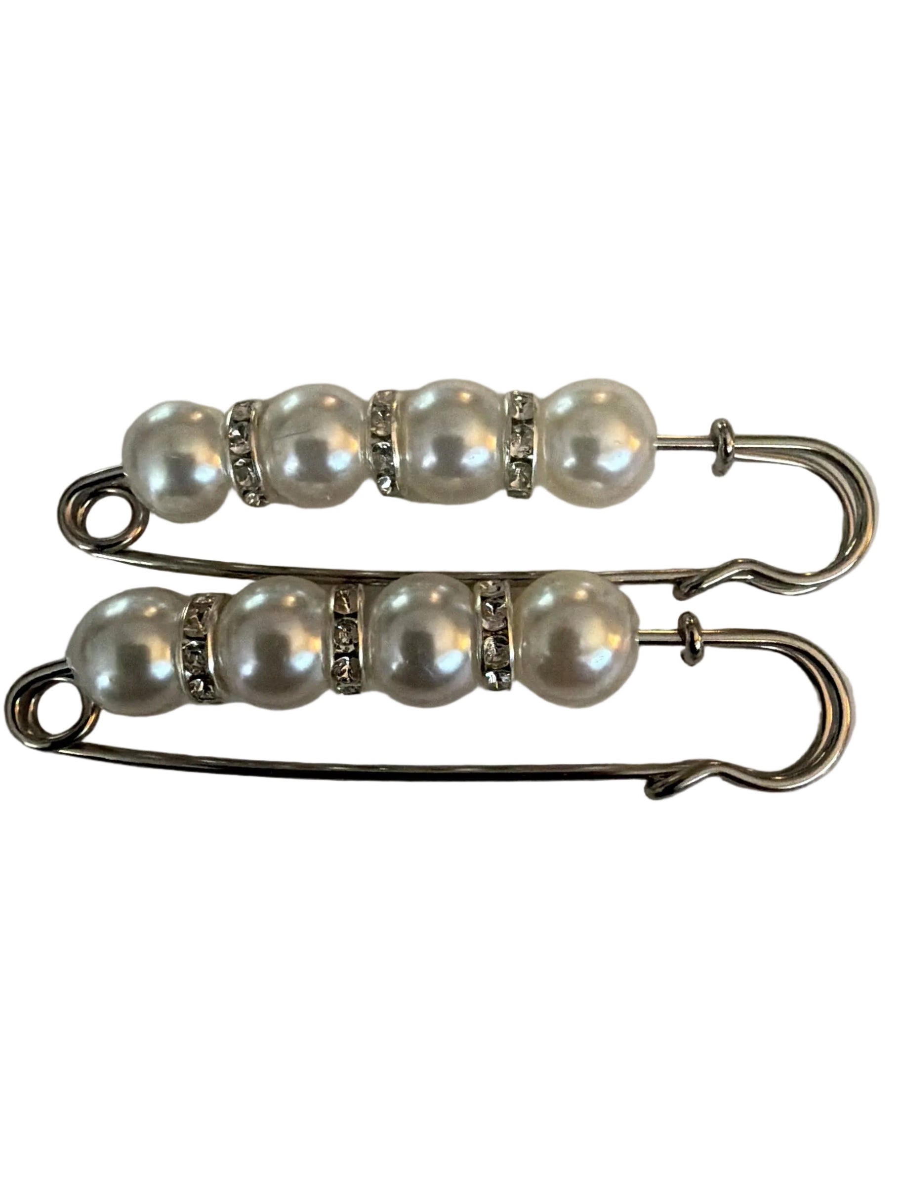 Beaded safety pins 2 pack