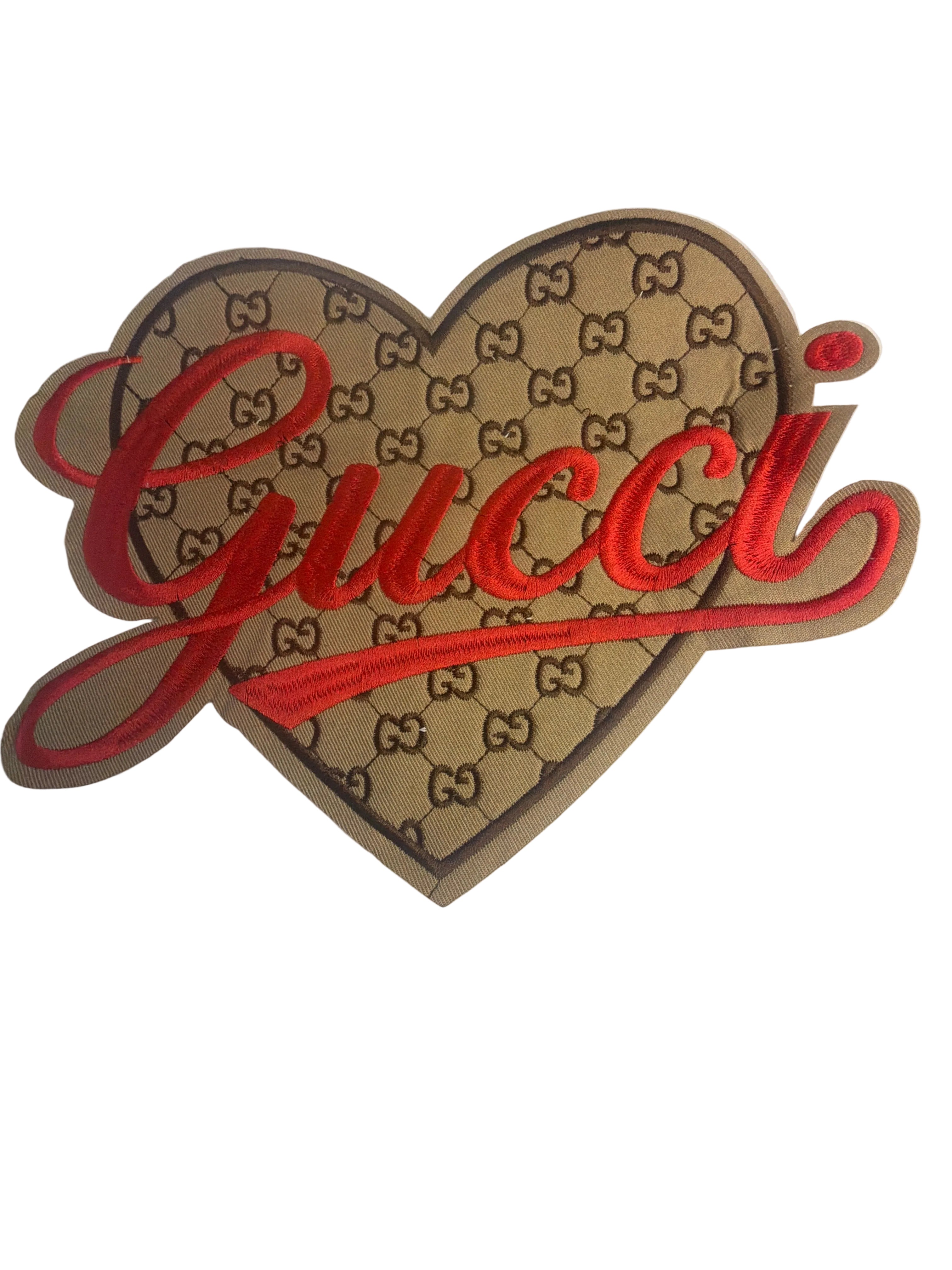 Luxury Heart Iron On Patch