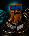 Standing On Business Iron On Patch