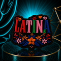 Latina colorful iron on patch