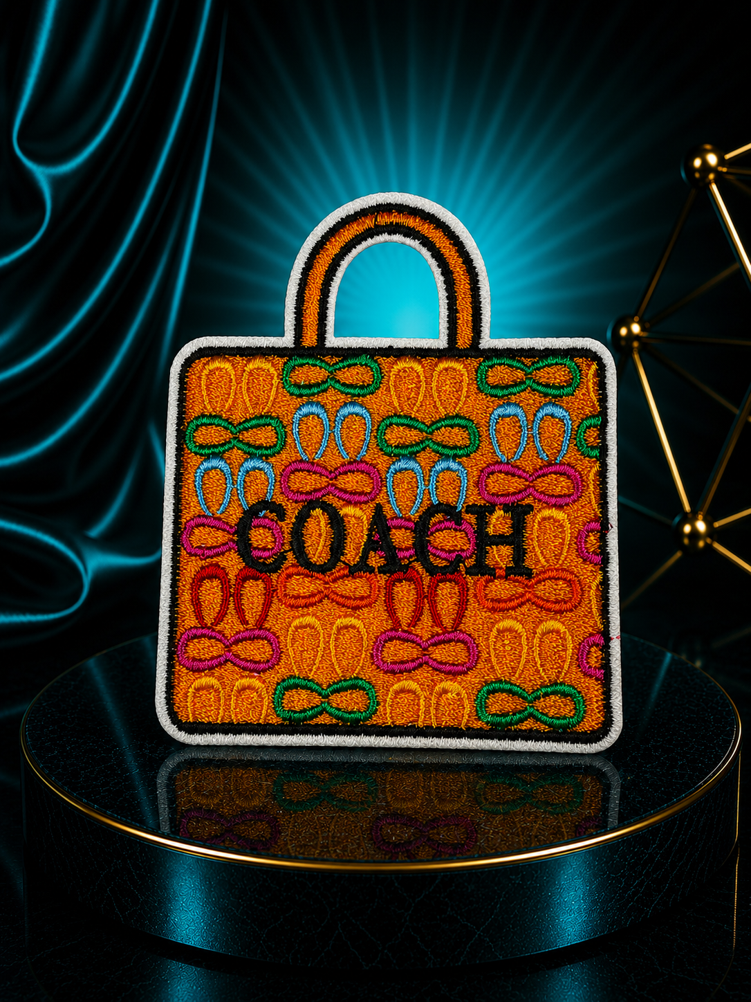 Designer Purse Iron on Patch