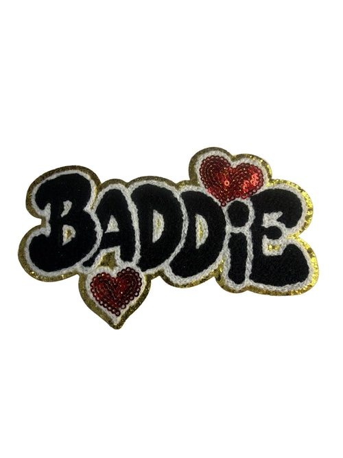 Baddie iron on patch