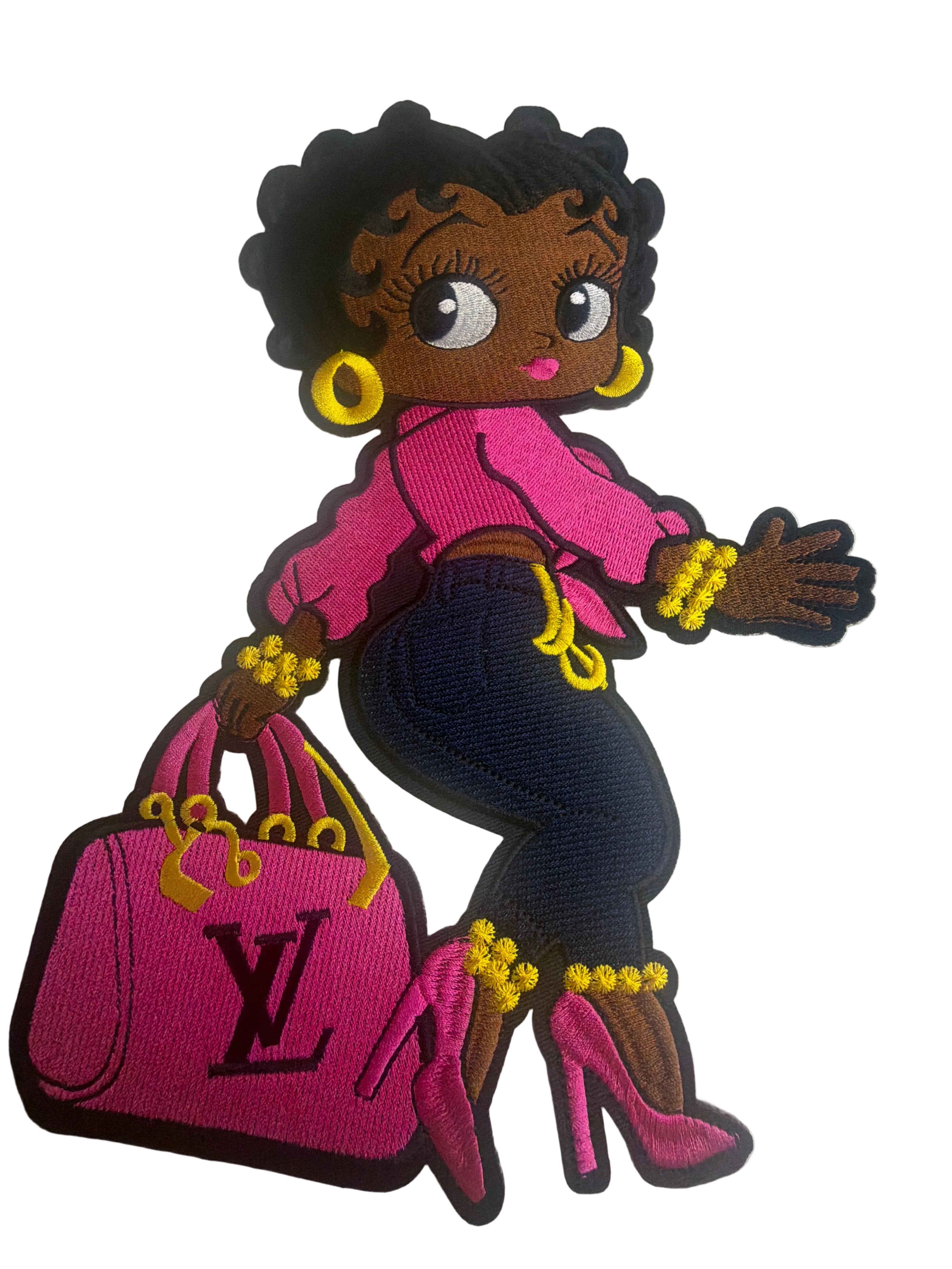 Betty LV Iron On Patch