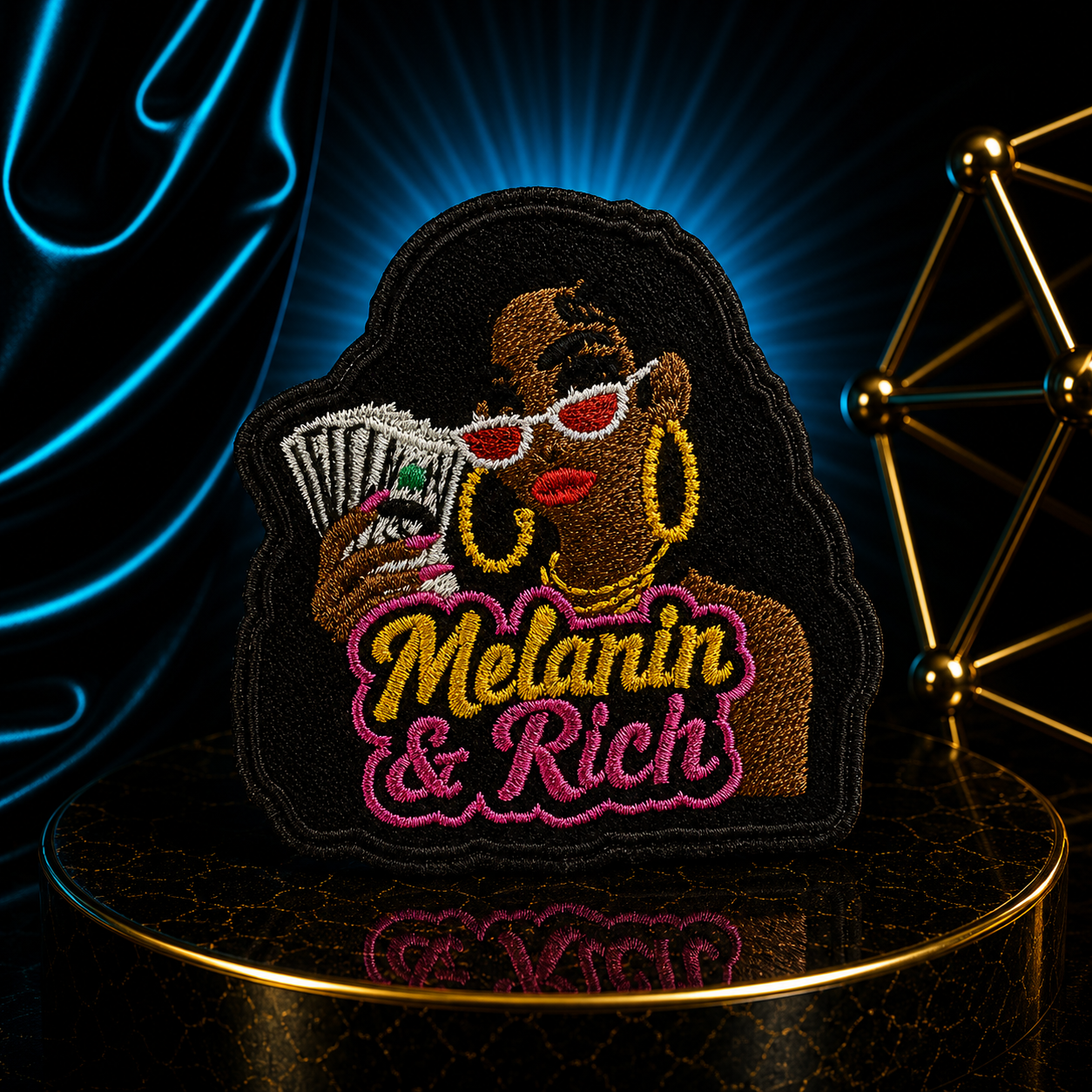 Melanin & Rich Iron On Patch