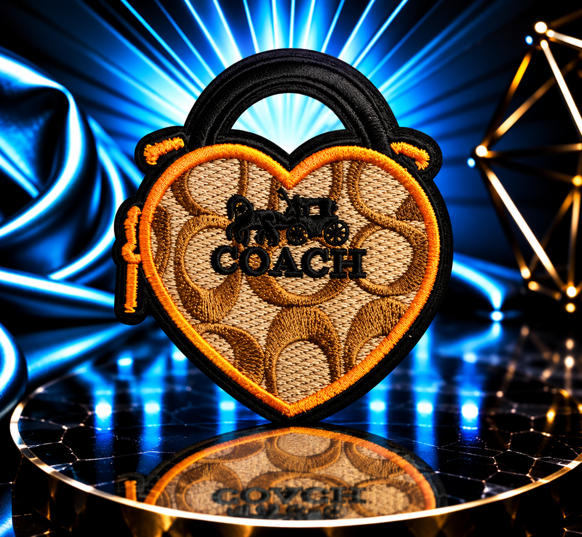 Heart Shaped Purse Patch