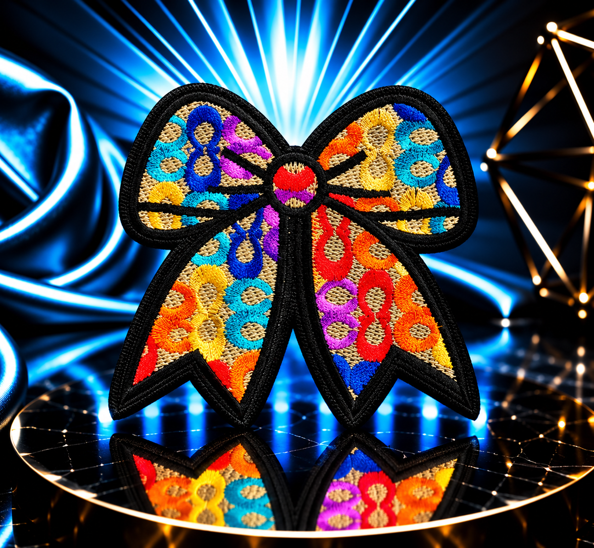 Colorful Bow Patch