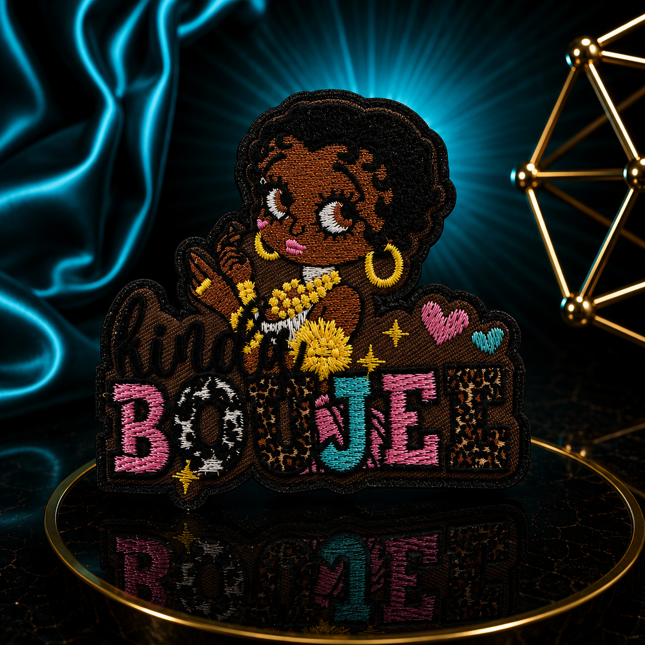 Boujee Iron On Patch