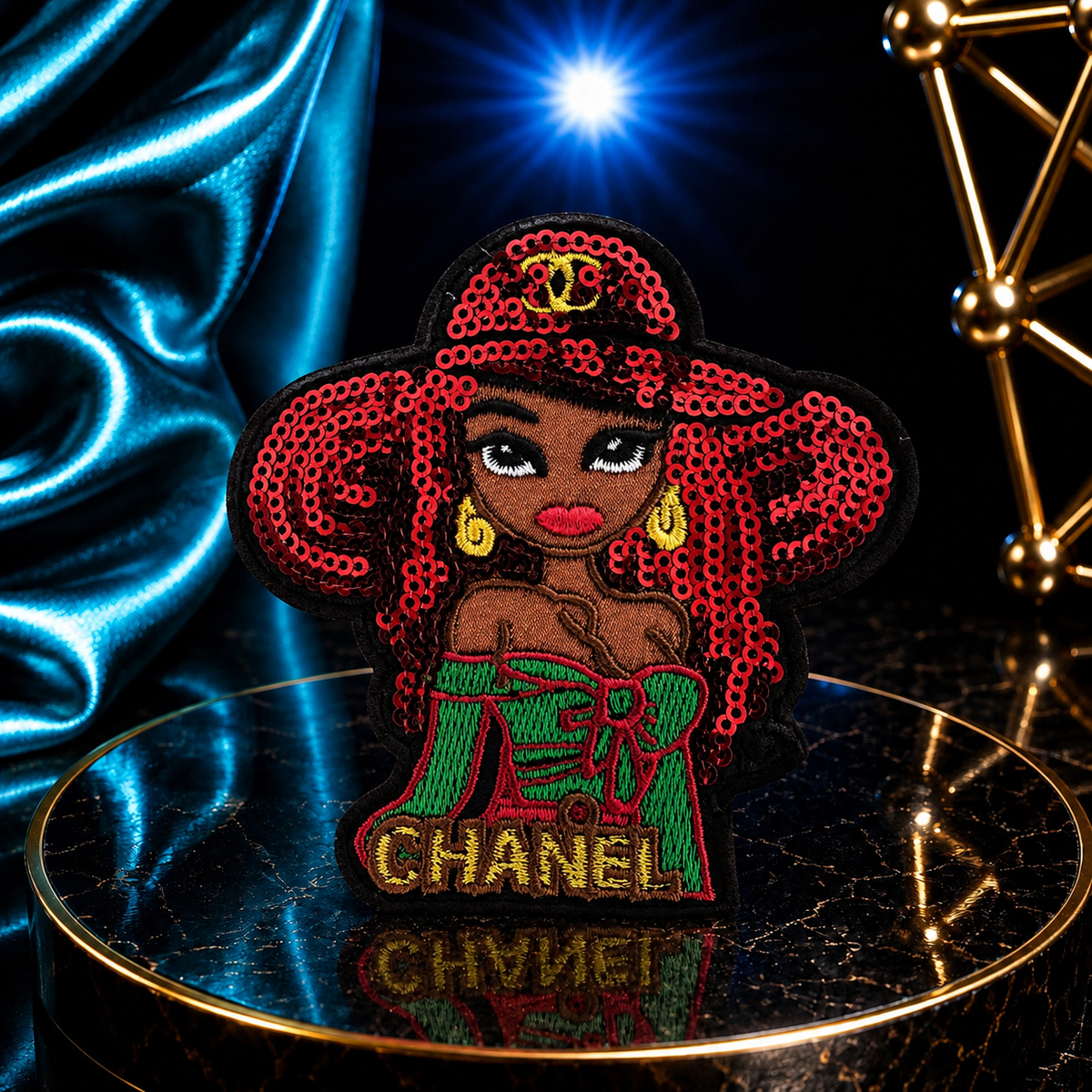 CC Designer Iron On Patch