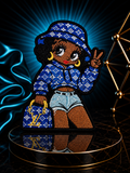 Designer Betty In Blue
