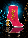Pink Designer Boot Patch